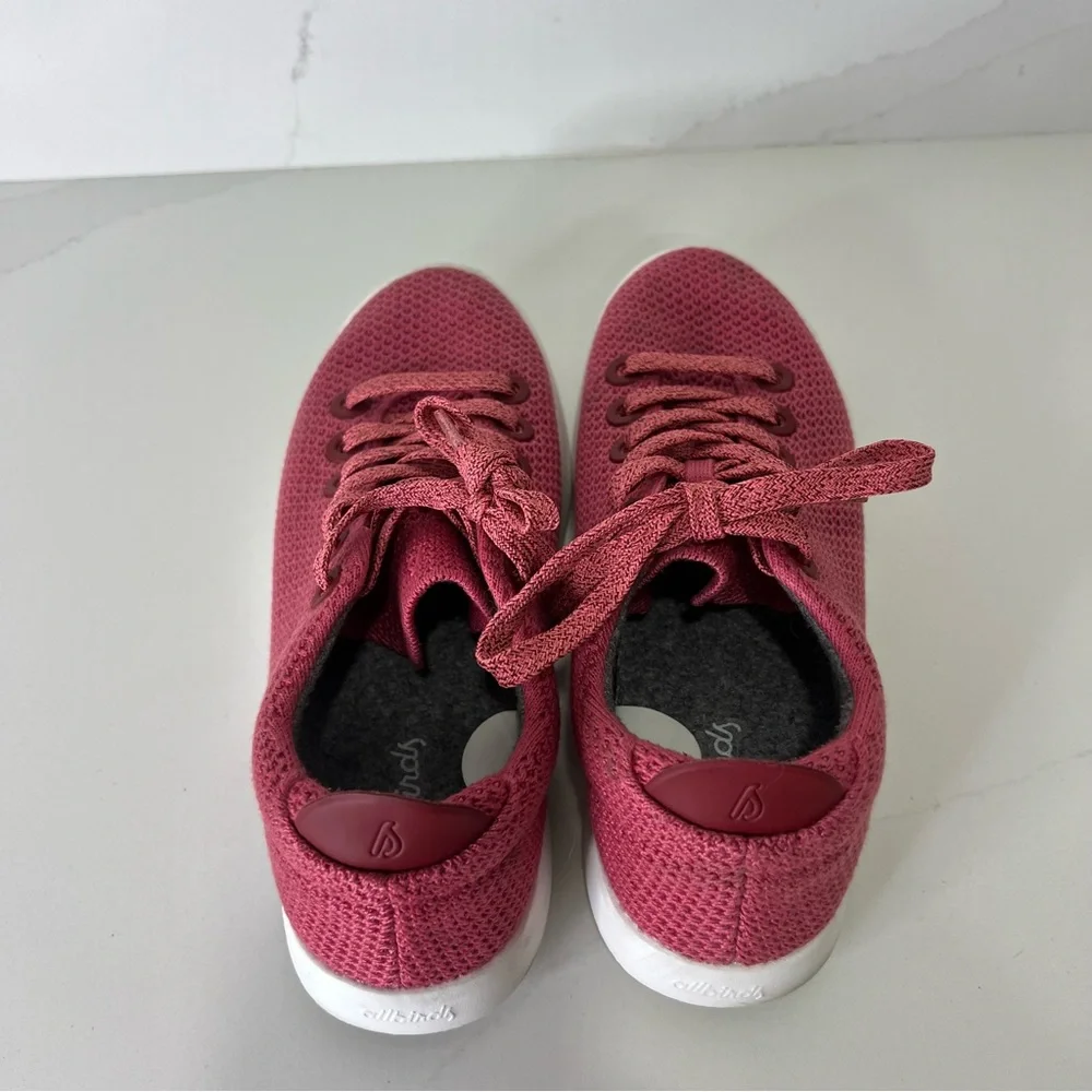 Allbirds Womens Tree Piper Sneakers Lux Pink Lightweight Washable Shoes Size 7 - Picture 9 of 16
